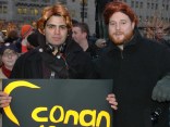 Conan Supporters Wig Out