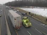 Trucker Stabbed on Edens