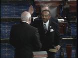 Burris Takes Senate Oath of Office