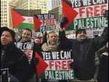 Israeli-Palestinian Protests Converge Downtown