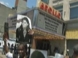 Fans Gather for Apollo Theater's Jackson Memorial