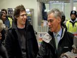 SNL's Andy Samberg Campaigns With Rahm