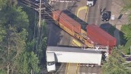 Train Collides With Semi, Causes Major Backups