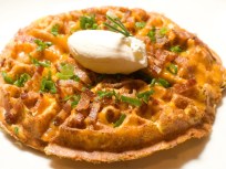 Bite Me: Loaded Baked Potato Waffle