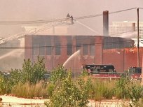 No Injuries in Vacant Warehouse Fire