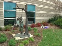 Peterson Friend:  "Really Sad" Someone Would Steal Memorial