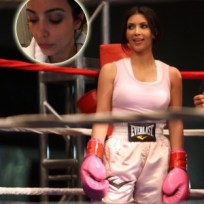 Kim Kardashian Gets Black Eye, Brother Suffers Concussion at Charity Bout