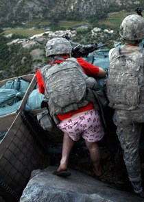 Soldier Battles Taliban in Pink Undies