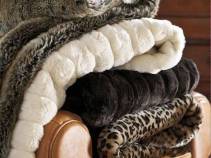 Faux Fur Throw