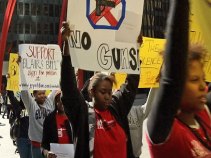 Students: "We Demand an Assault Weapons Ban"
