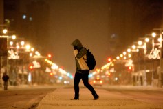 Planes, Trains and Automobiles Slowed by Winter Storm