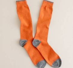 Two Colored Tipped Socks
