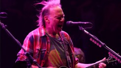 Neil Young Down by Boardwalk for Sandy Benefit Show