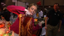 Ali Pigs Out at Baconfest