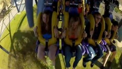 Great America's Batman Ride Runs in Reverse