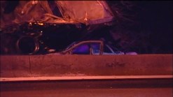 4 Hurt In Fiery Crash on Edens Expressway
