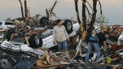 Obama Visits Tornado-Damaged Joplin