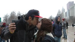 PHOTOS: Bean Freeze Flash Mob