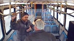 Raw Video: Bus Driver Punches Passenger