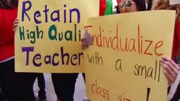 Chicago Teachers Rally Downtown