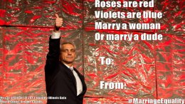 Rahm Offers Valentine to Gay Community