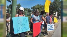 Residents Ask for Peace for the Deceased