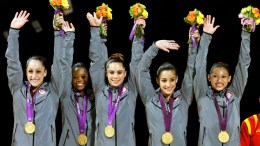 Women's Gymnastics Team Strikes Gold