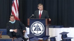 Chief Justice John Roberts Visits Indiana School