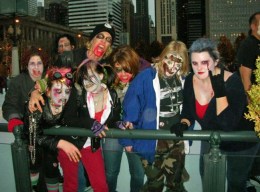 Zombies Take Over Millenium Park
