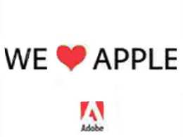 Adobe Shows "Love" for Apple