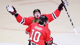 Blackhawks Playoff Action: Detroit Series