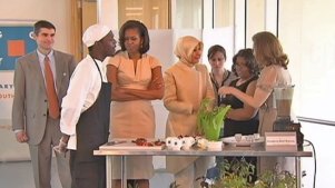 First Lady Gives NATO Spouses a South Side Tour
