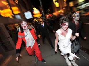 March in the Halsted Halloween Parade