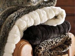 Faux Fur Throw