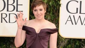 Lena Dunham on Golden Globes Excitement