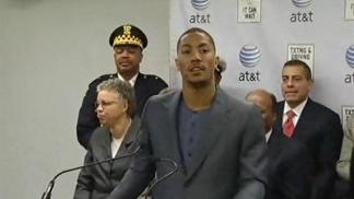 WATCH: Humble Derrick Rose Speaks Amid Politicians