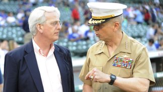 At Wrigley, a Night of Diplomacy