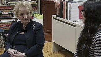Albright to Students: Learn a Second Language