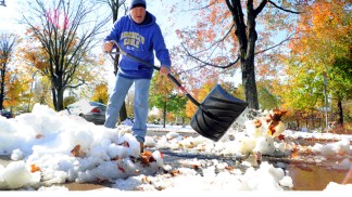 Dramatic Photos: October Snowstorm