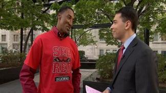 Scottie Pippen Gets Playoffs Fever