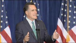 Romney Speaks of "Economic Freedom"