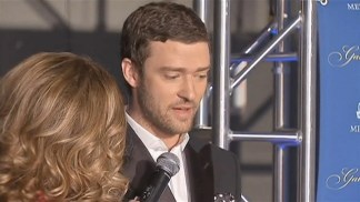 Timberlake on the Red Carpet at Ryder Cup Gala