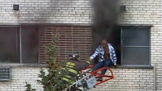 Dramatic Fire Rescue Captured on Video
