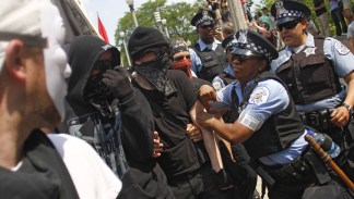 Police Clash With Black Bloc