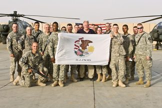 Gov. Pat Quinn Visits Troops in Afghanistan, Iraq