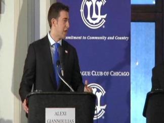 Giannoulias, Hoffman Spar at Debate
