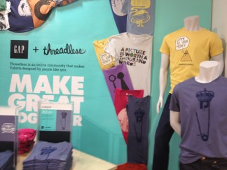 Threadless Launches T-Shirt Line at Chicago Gap