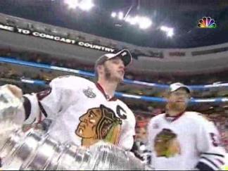 Hawks Hoist Lord Stanley's Cup