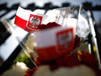 Tears for Polish Plane Crash Victims