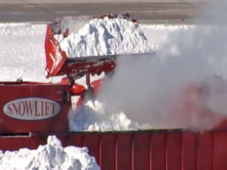 City Using Trucks, Melters to Deal with Deluge